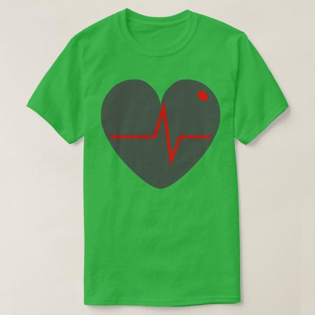 T-shirt Coeur de la Journée mondiale de la santé (Design devant)