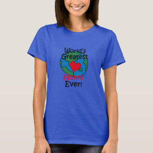 T-shirt Cœur de la meilleure Nonni du monde