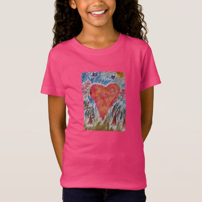 T-shirt Coeur de la planète (Devant)