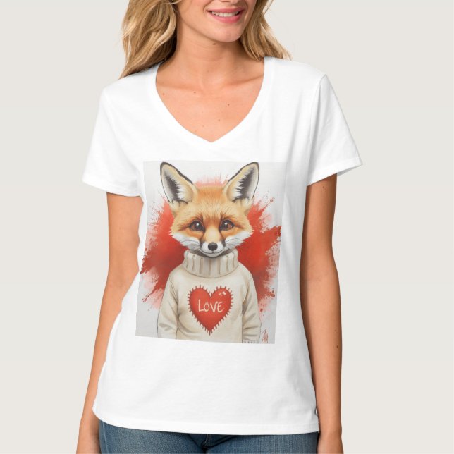 T-shirt Cœur de la renarde  (Devant)