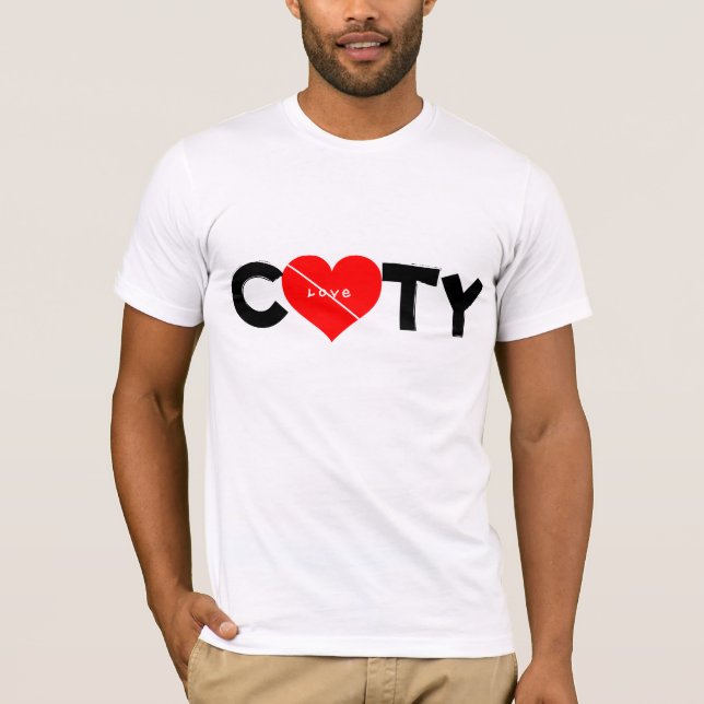 T-shirt Coeur de la ville (Devant)