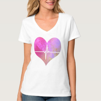 T-shirt Coeur de l'aquarelle ECG
