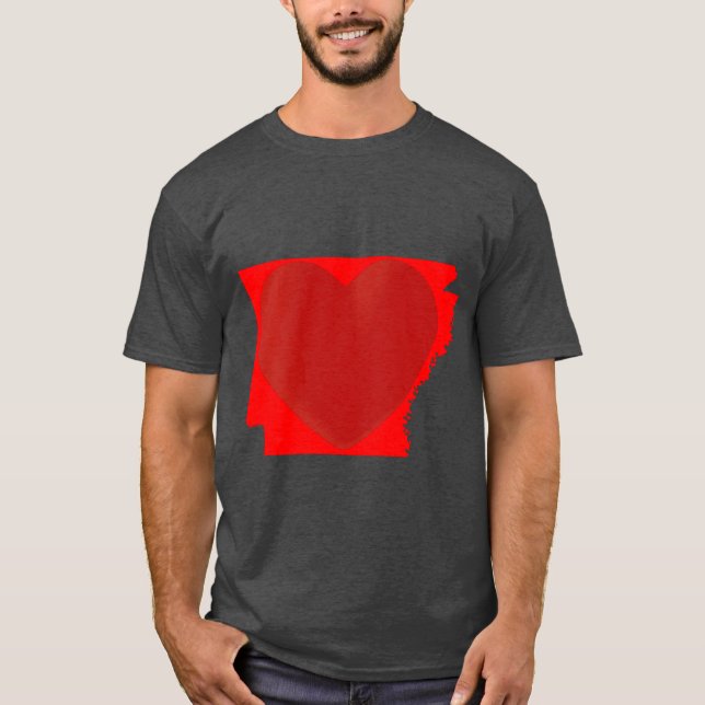 T-shirt Coeur de l'Arkansas (Devant)