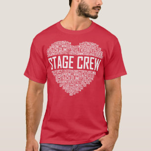 T-shirt Coeur de l'équipage de scène