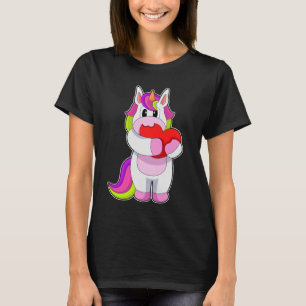 T-shirt Coeur de licorne