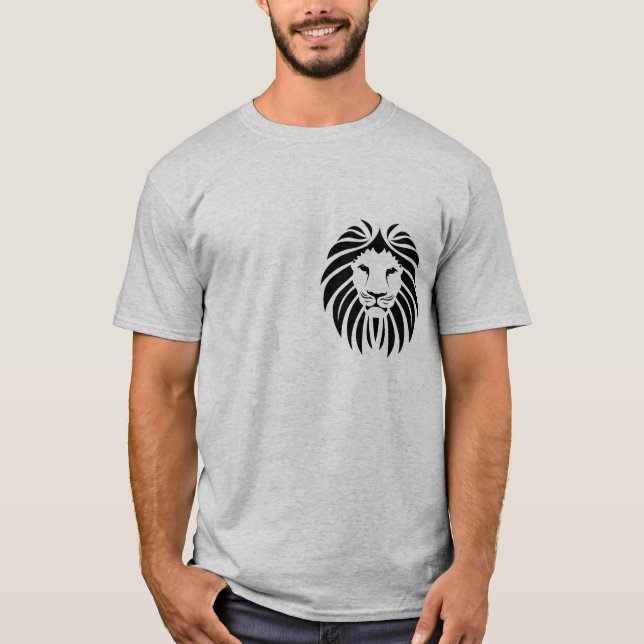 T-shirt coeur de lion (Devant)