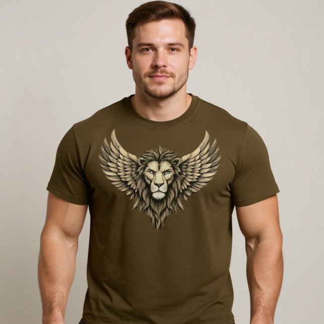 T-shirt Coeur de Lion coloré (Créateur téléchargé)