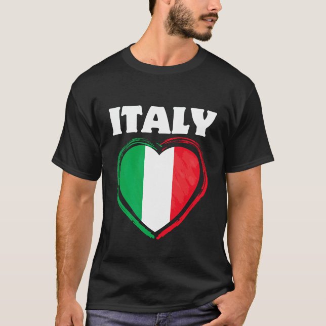 T-shirt Cœur de l'Italie (Devant)