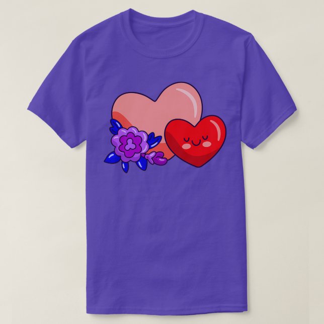 T-shirt Cœur de mariage (Design devant)