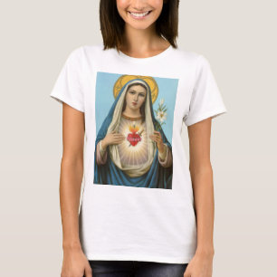 T-shirt Coeur de Marie Notre-Dame Sainte-Marie Mère de Die