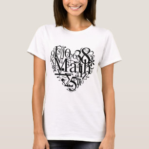 T-shirt Coeur de maths