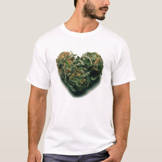T-shirt coeur de mauvaise herbe
