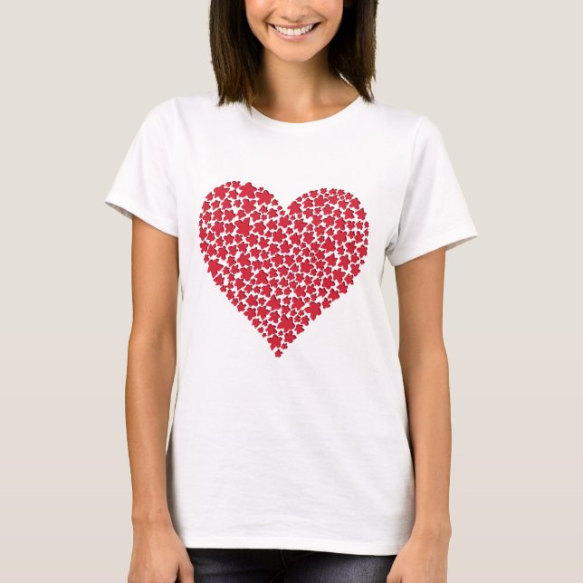 T-shirt Coeur de Meeples (Devant)