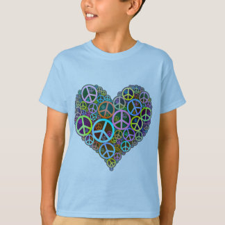 T-shirt Coeur de paix