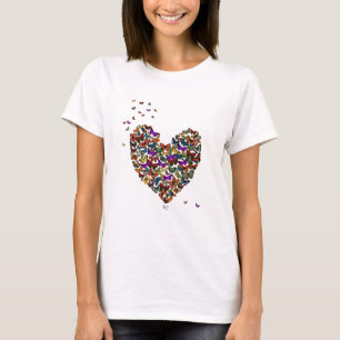 T-shirt Coeur de papillon