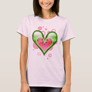 T-shirt Coeur de pastèque