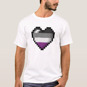 T-shirt Coeur de pixel sexuel