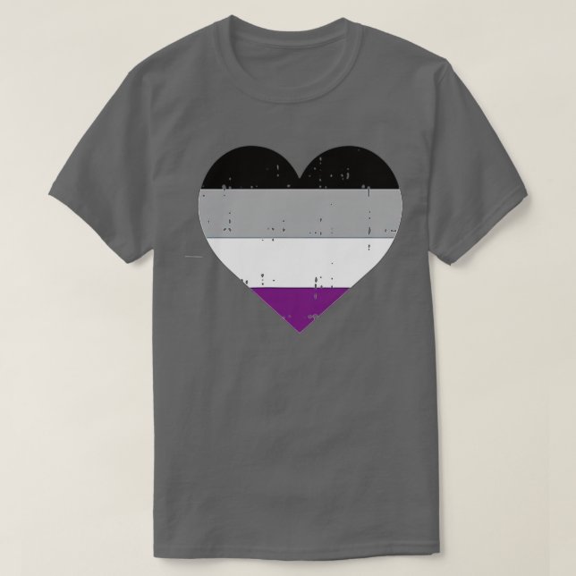 T-shirt Coeur de poche Funny LGB Aexal Flag Fierté Support (Design devant)