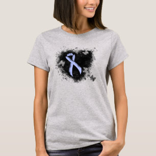 T-shirt Coeur de pontage bleu clair