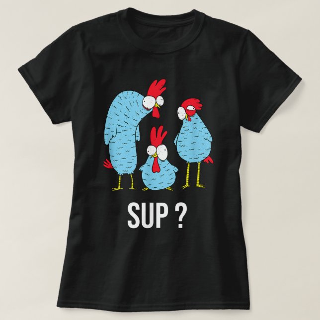 T-shirt Coeur de poulet (Design devant)