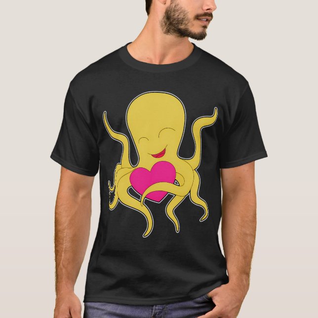 T-shirt Cœur de poulpe (Devant)