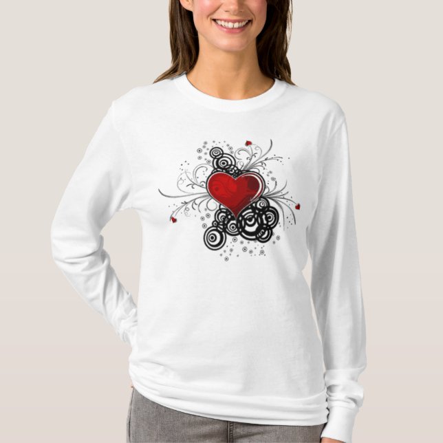 T-shirt Coeur de remous (Devant)