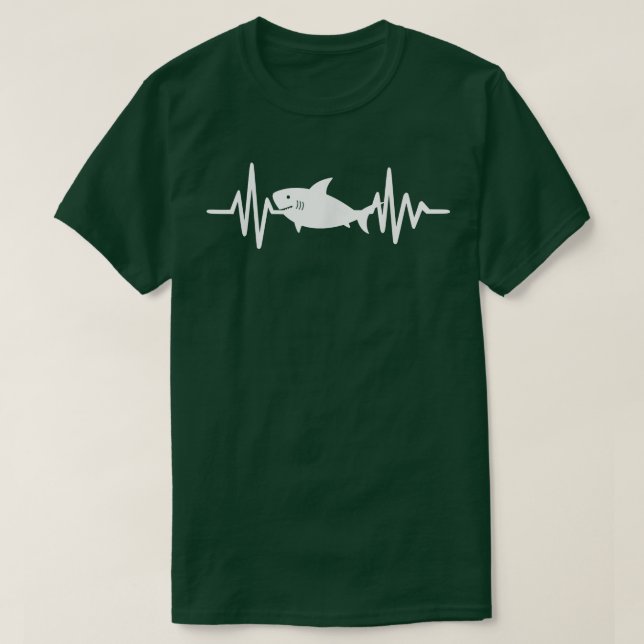 T-shirt Coeur de requin (Design devant)