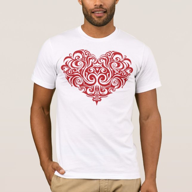 T-shirt Coeur de Saint-Valentin (Devant)