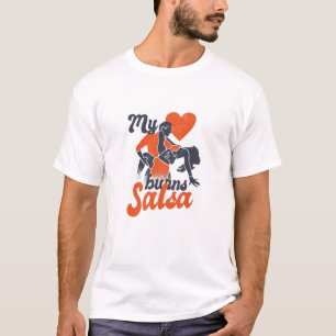 T-shirt Coeur de salsa