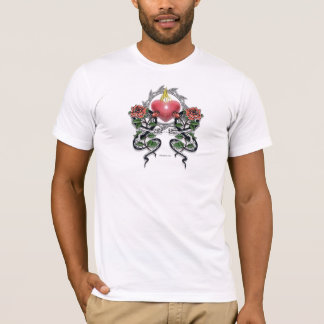 T-SHIRT COEUR DE SERPENT