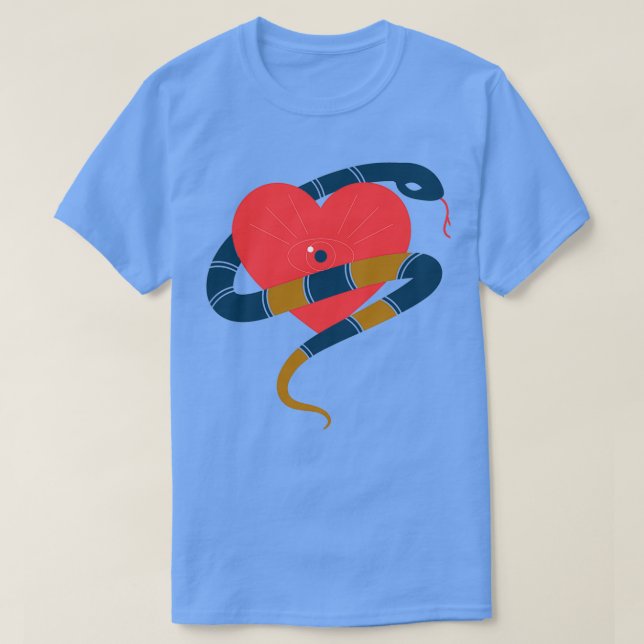 T-shirt Cœur de serpent  (Design devant)