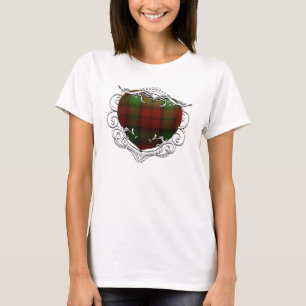 T-shirt Coeur de tartan de Kerr