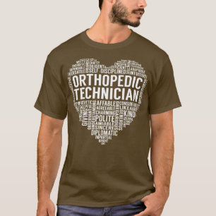 T-shirt Coeur de technicien orthopédique
