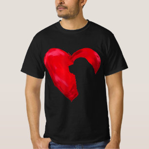T-shirt Coeur de Terre   valentines cadeau de jour pour ch