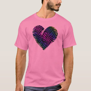 T-shirt Coeur de tigre 1 Vêtements pour adultes