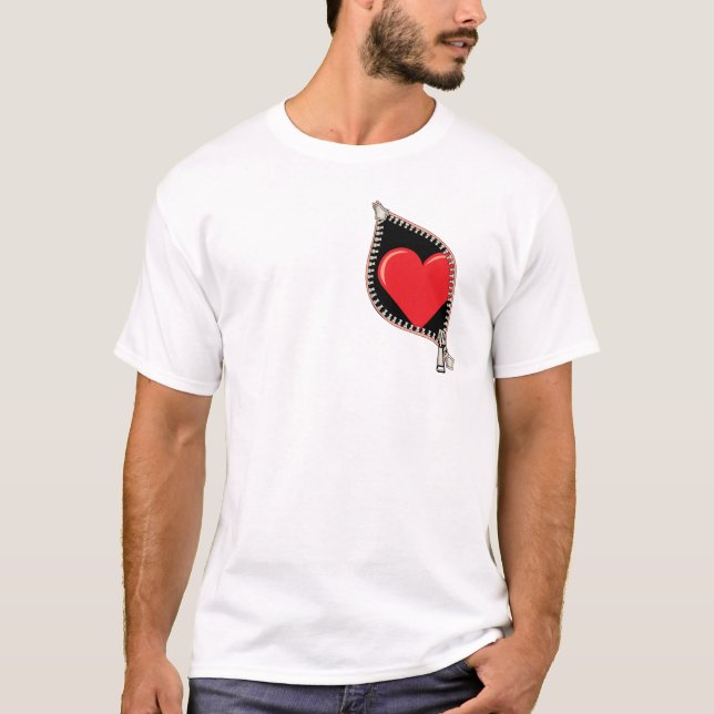 T-shirt Coeur de tirette (Devant)