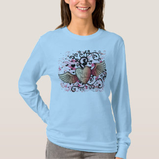 T-shirt coeur de vol