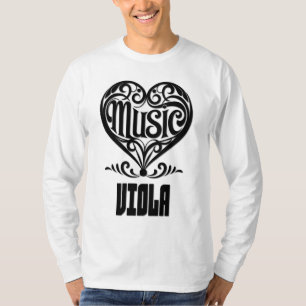 T-shirt Coeur défilé élégant pour les amateurs de Viola