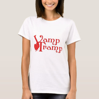 T-shirt Coeur d'égoutture de sang de bruit de pas de vamp