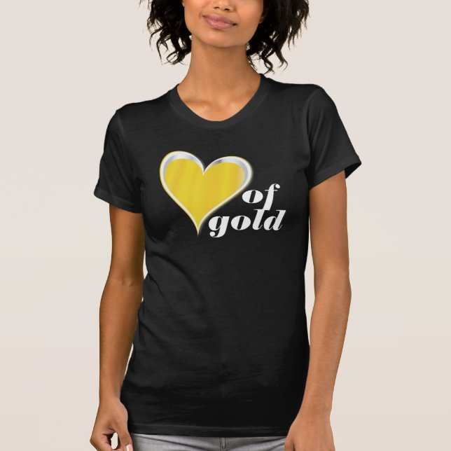 T-shirt Coeur d'or (Devant)