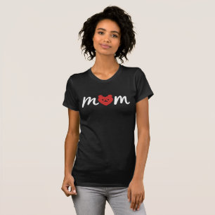 T-shirt Cœur d'ours Maman Minimaliste Amour