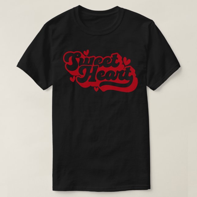 T-shirt Coeur doux (Design devant)