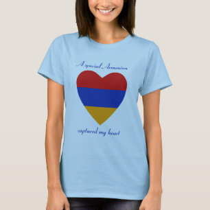 T-Shirt Cœur Drapeau Arménie