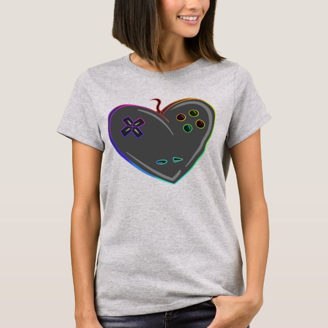 T-shirt Coeur du contrôleur (Devant)