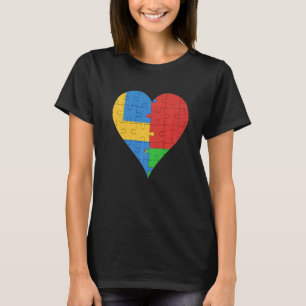 T-shirt Coeur du drapeau biélorusse suédois