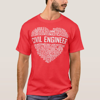 T-shirt Coeur du génie civil