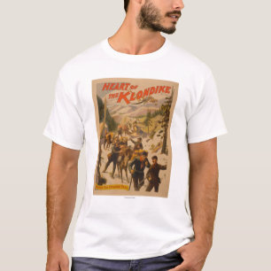 T-shirt Coeur du Klondike - à travers le passage de