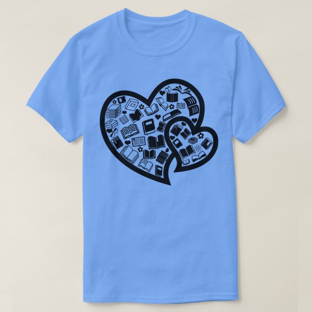 T-shirt Coeur du livre (Design devant)