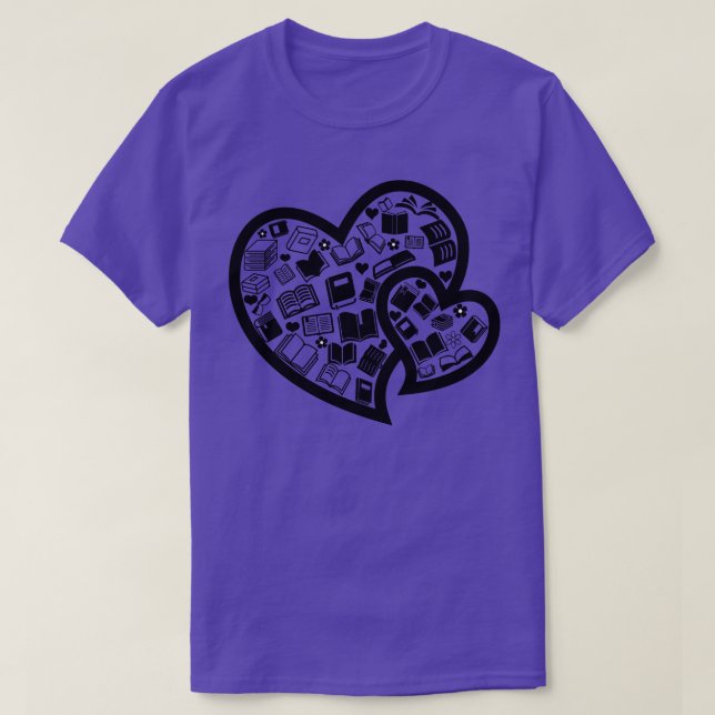T-shirt Coeur du livre (Design devant)