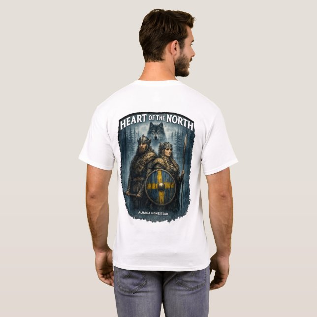 T-shirt Cœur du Nord (Dos entier)